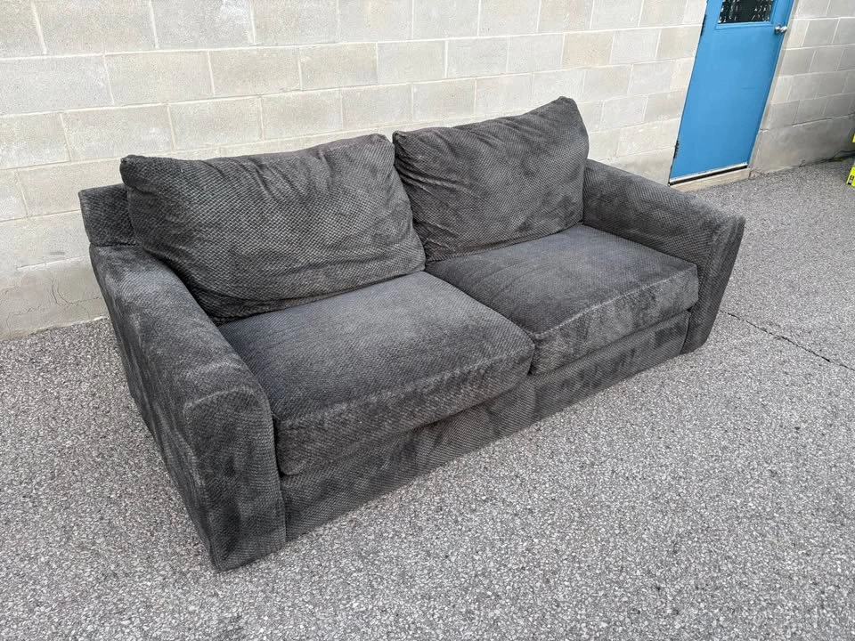 Black Cozy Love Seat Sofa - Free Delivery - photo 2