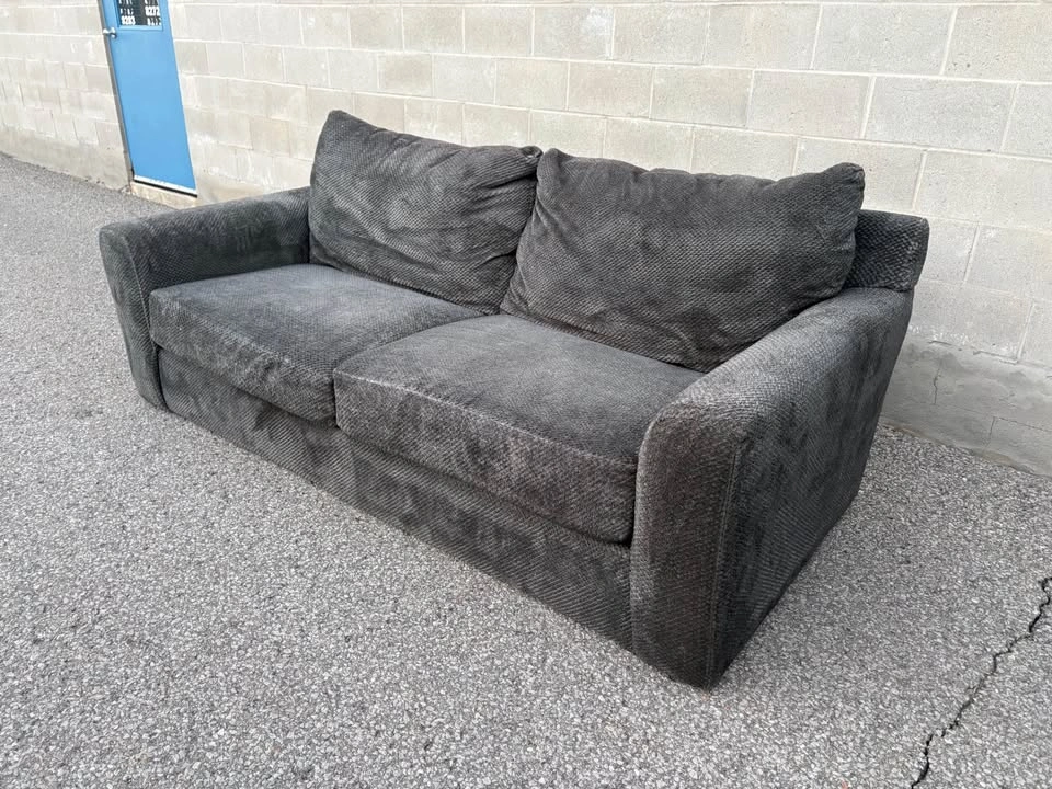 Black Cozy Love Seat Sofa - Free Delivery - photo 3