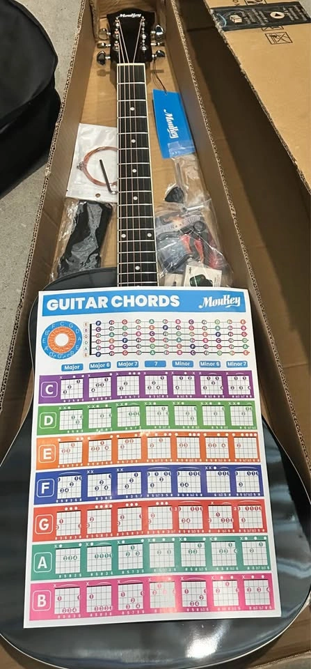 Moukey MBG-01B 41" Acoustic Guitar Beginner Kit - photo 5