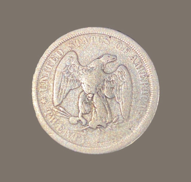 1875 Seated Liberty Quarter
