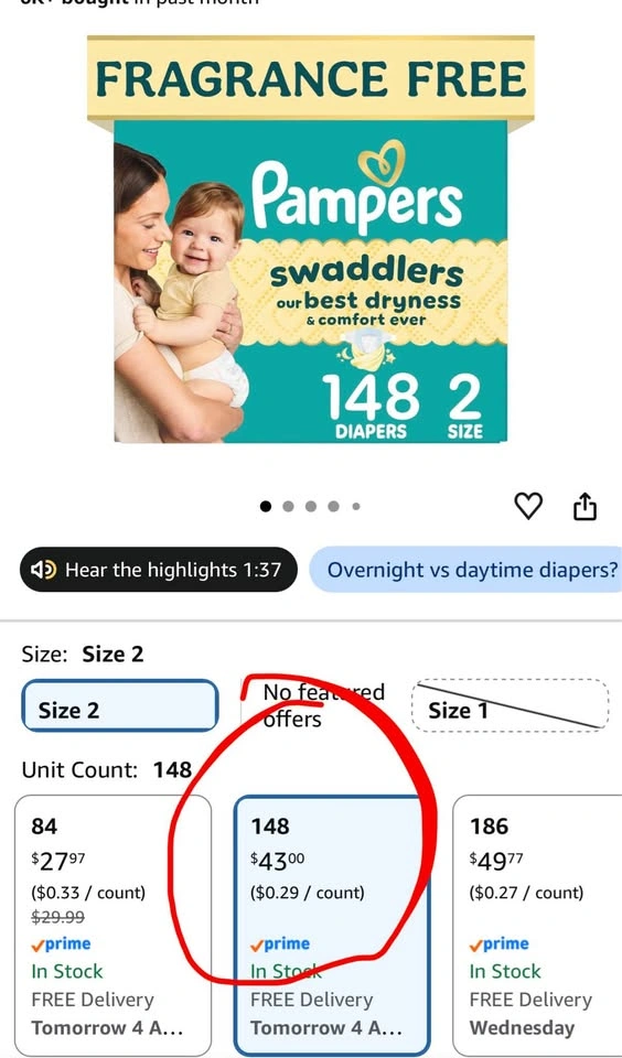 Size 1, 2, 3, & 5 diapers & baby formula - photo 2