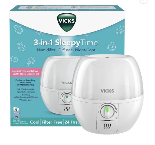Vicks 3-in-1 SleepyTime Cool Mist Humidifier - photo 2