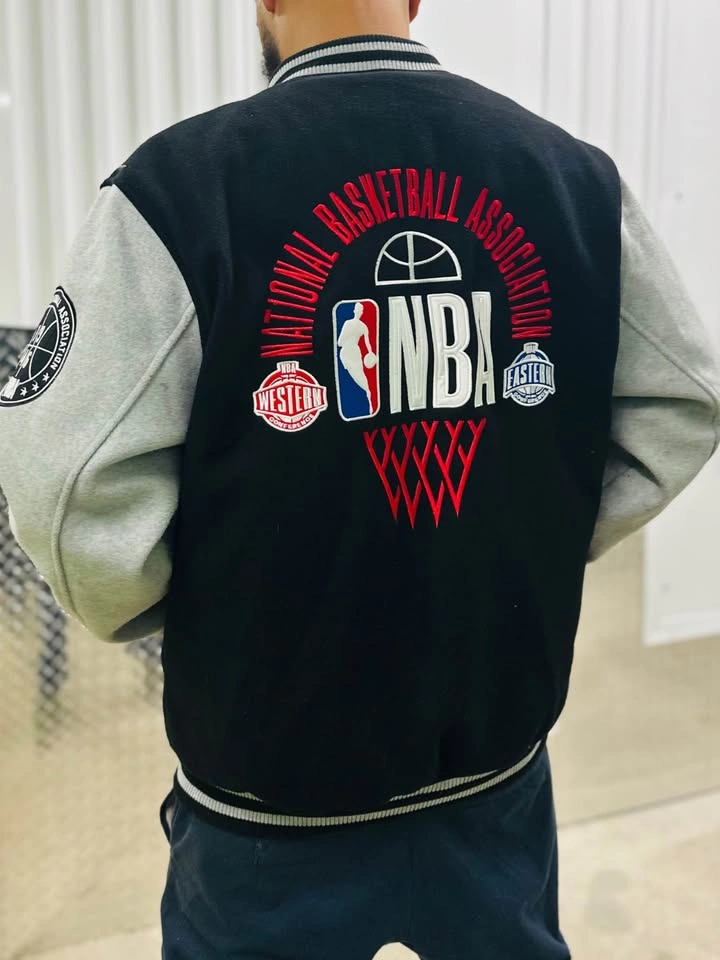 NBA varsity letterman jacket - photo 2