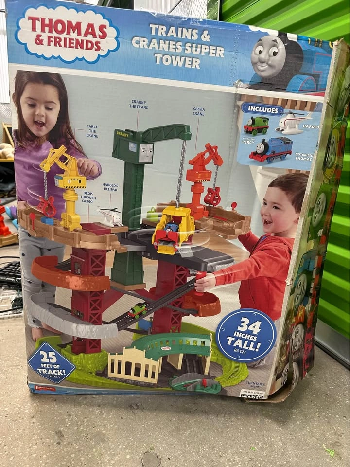 Thomas & Friends Trains & Cranes Super Tower + Free Trains - photo 5