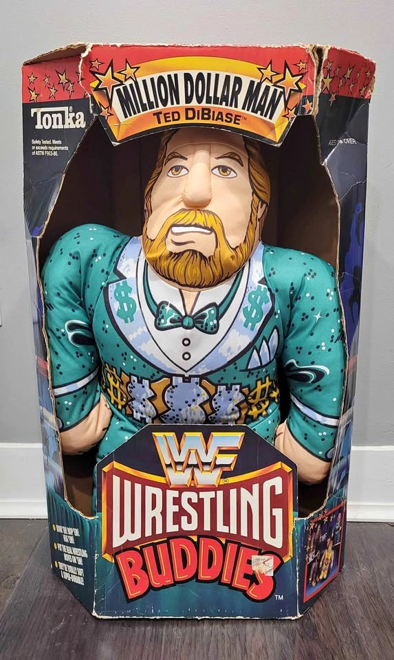 Tonka WWF Wrestling Buddies Million Dollar Man Ted DiBiase With
