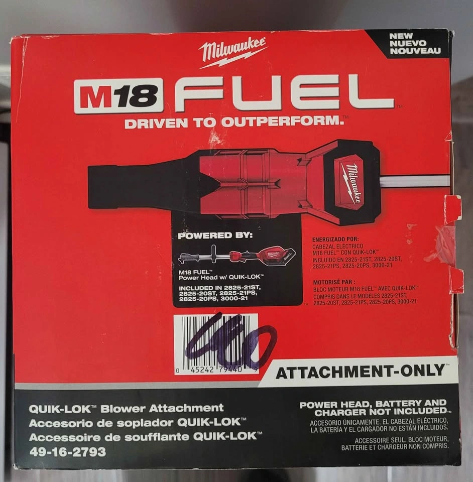 Milwaukee M18 FUEL QUIK-LOK Blower Attachment 49-16-2793 - photo 5