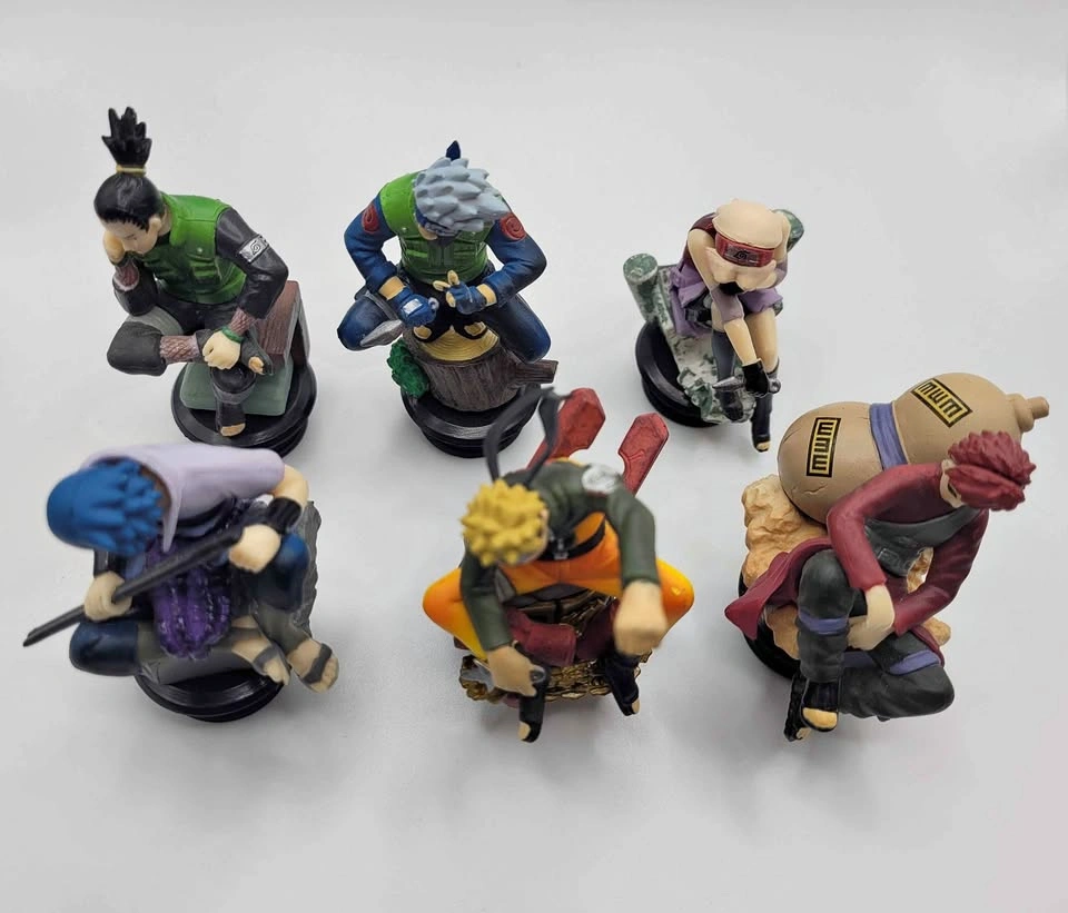 Naruto Shippuden Chess Piece Collection R – 6 Figure Lot