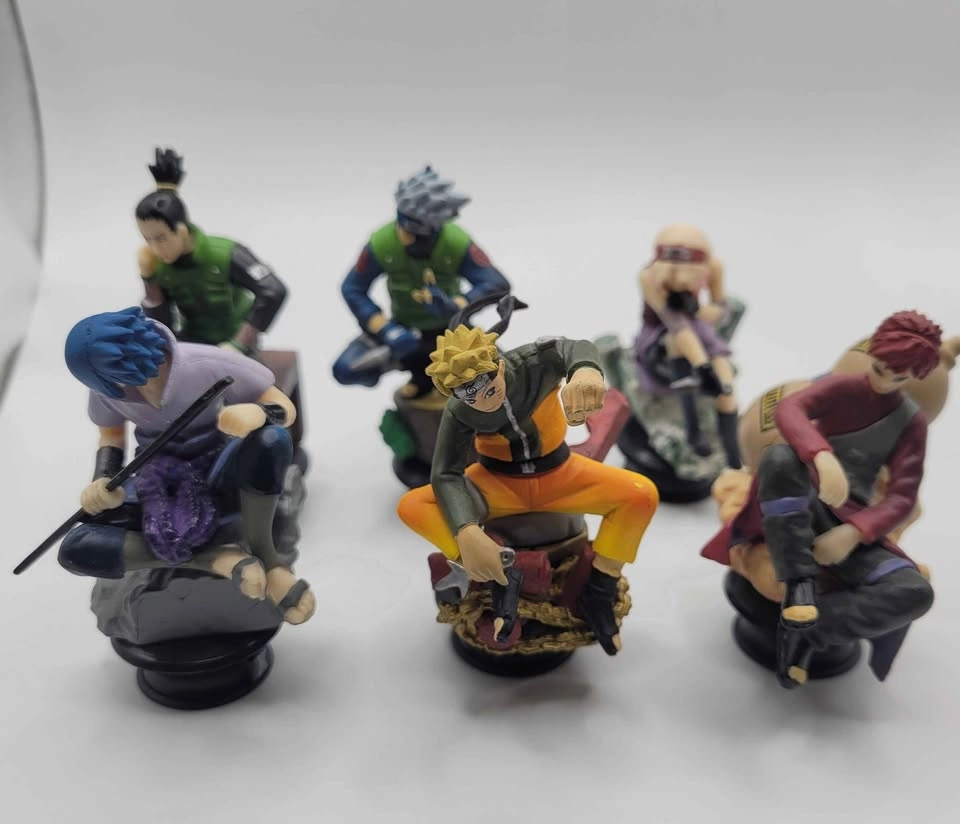Naruto Shippuden Chess Piece Collection R – 6 Figure Lot - photo 2