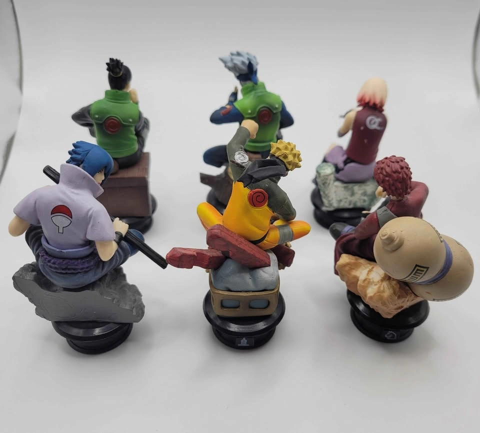 Naruto Shippuden Chess Piece Collection R – 6 Figure Lot - photo 5