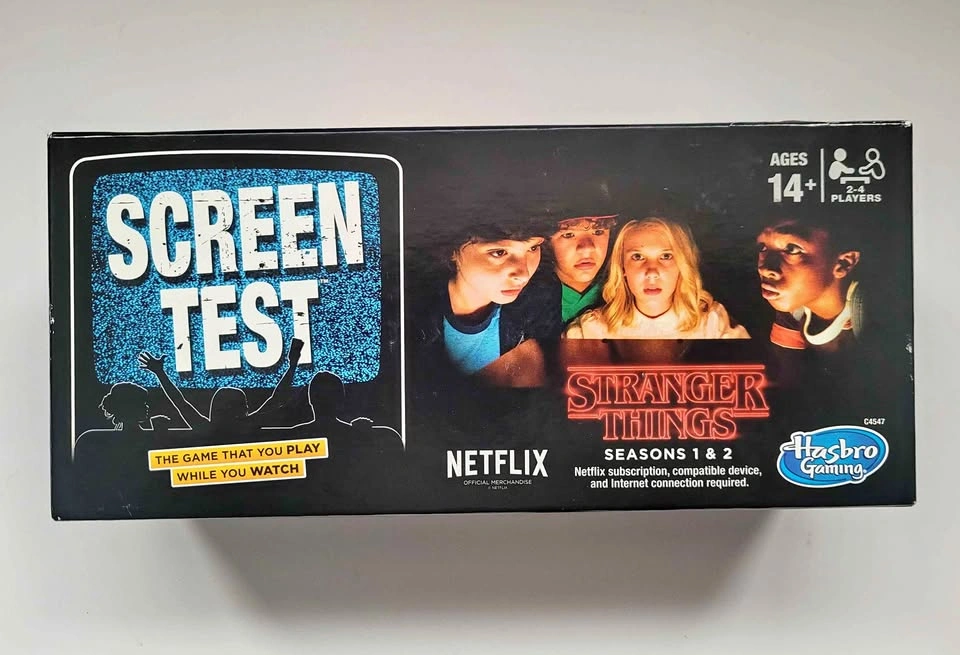 Hasbro Gaming Screen Test Stranger Things Seasons 1 & 2 Board Ga
