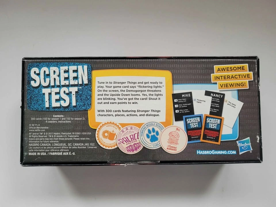 Hasbro Gaming Screen Test Stranger Things Seasons 1 & 2 Board Ga - photo 2