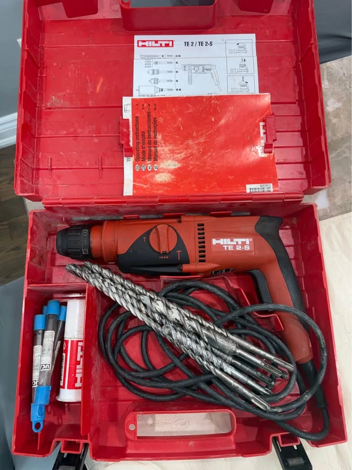 HILTI Rotary Hammer Drill With Drill Bit Tool Set - photo 2