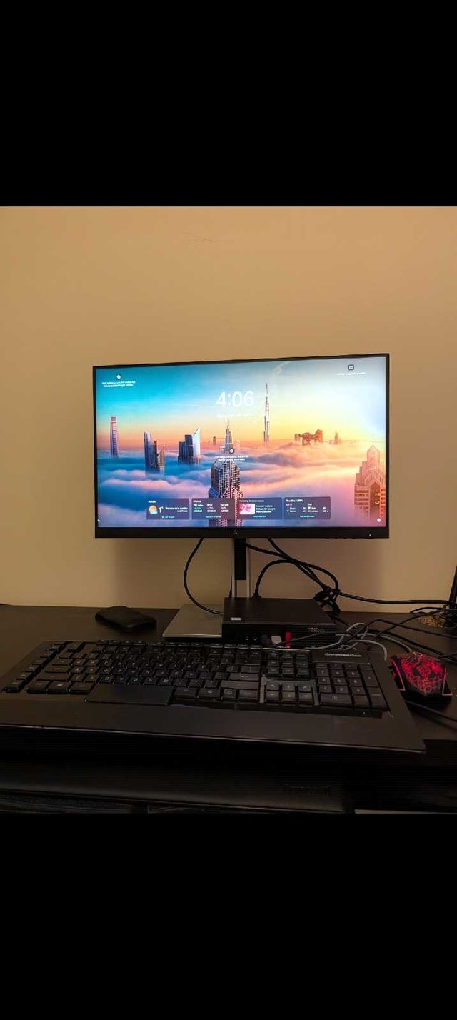 Lenovo Workstation + Dell Monitor