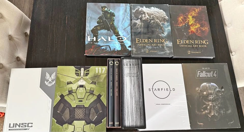 Video Game Art Books (Various)