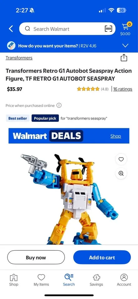 Transformers Retro G1 Seaspray & Braun NIB Set image indicator(4)