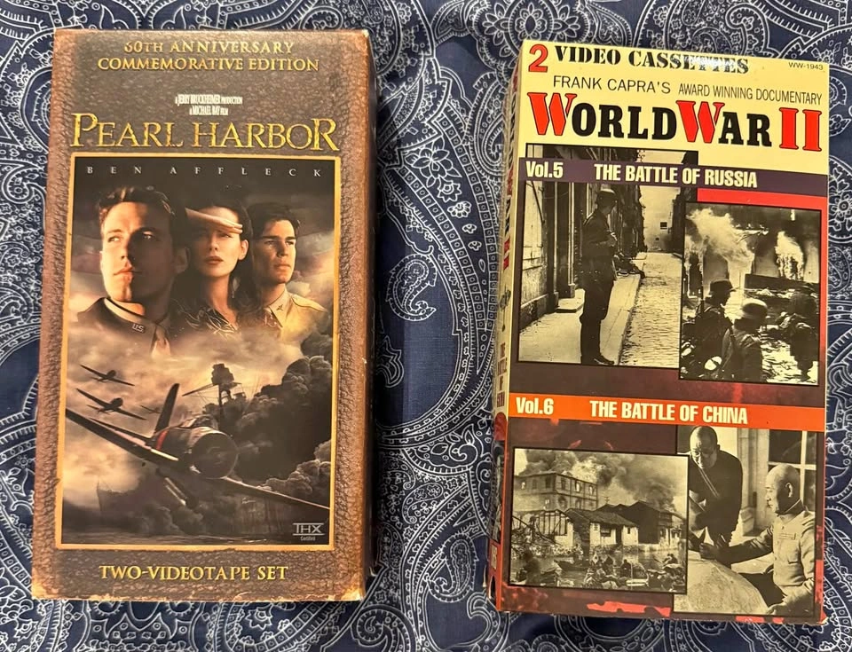 Vintage WWII VHS Collection – Pearl Harbor + Frank Capra