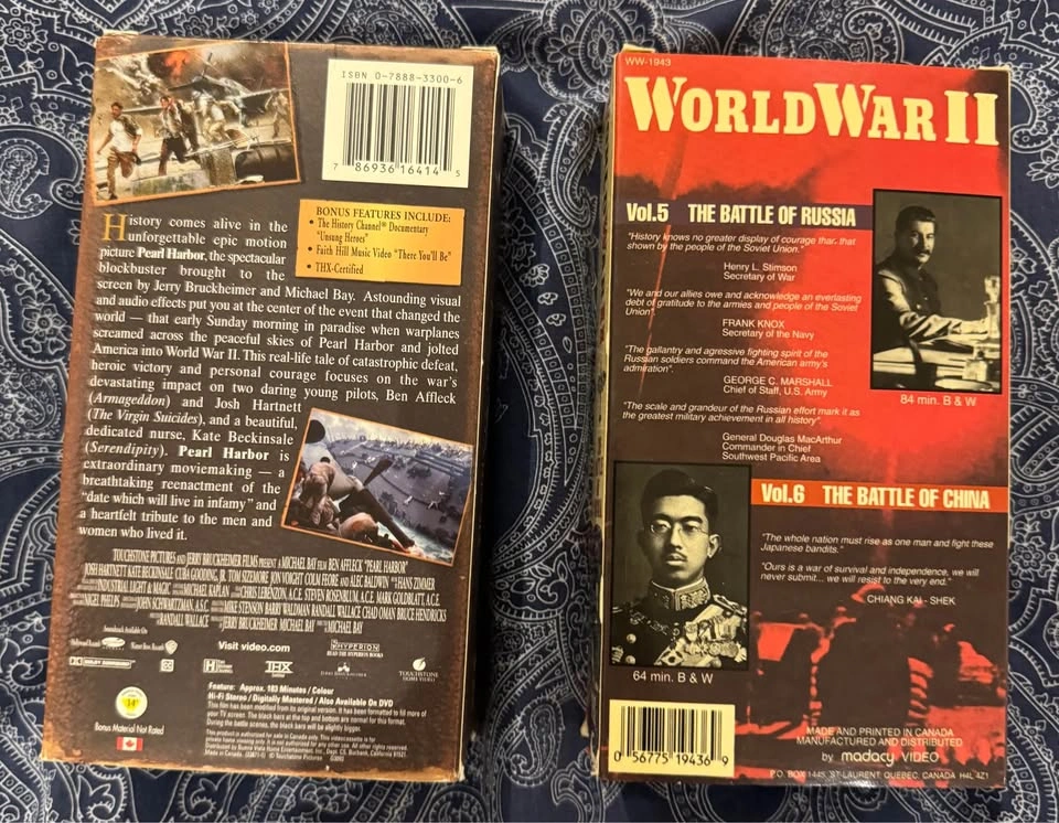 Vintage WWII VHS Collection – Pearl Harbor + Frank Capra - photo 2