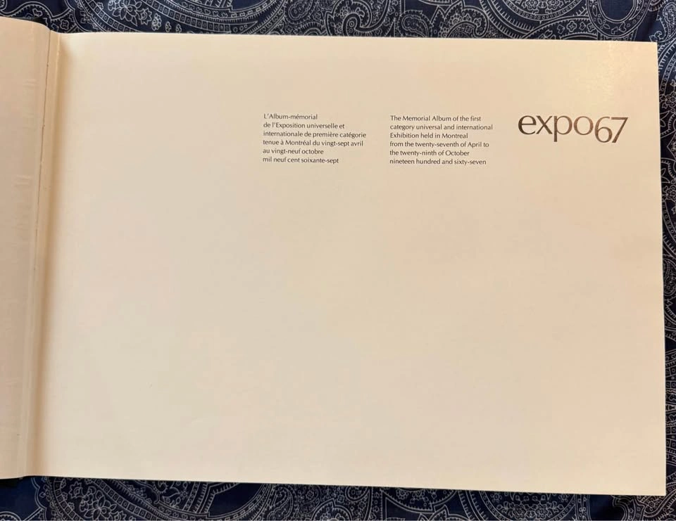 Vintage Expo 67 Montréal Canada Memorial Album – 1968 Nelson - photo 3