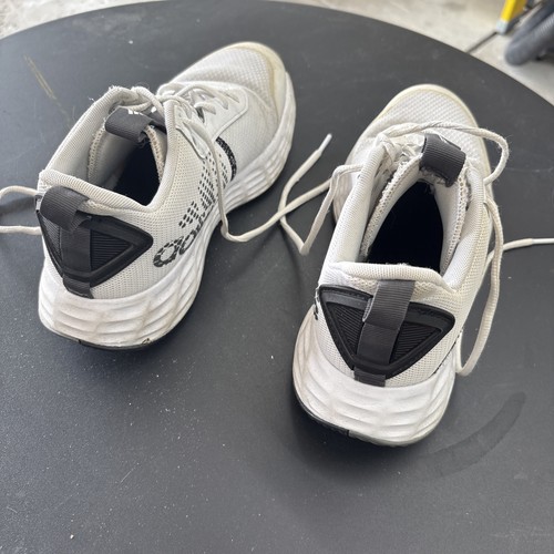 Adidas Men’s Size 9 White Black Running Shoes Athletic Sneakers - photo 4