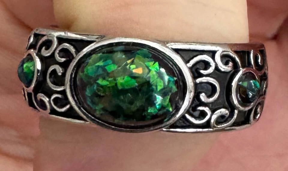 Men’s Rings – 925 Sterling Silver, Opal Style, Nautical & Dragon - photo 2