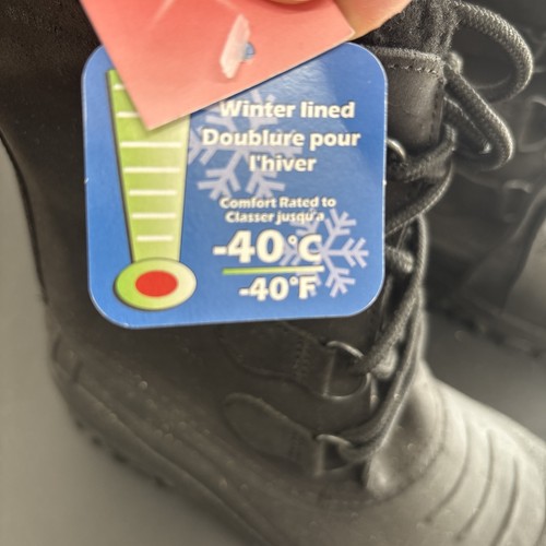 Made in Canada Winter Boots Size 9 Black Insulated - photo 3