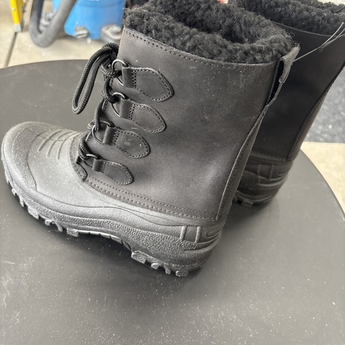 Made in Canada Winter Boots Size 9 Black Insulated - photo 5