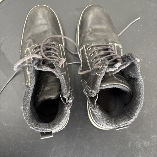 B-52 Men’s Size 10 Black Lace Up Ankle Boots - photo 5