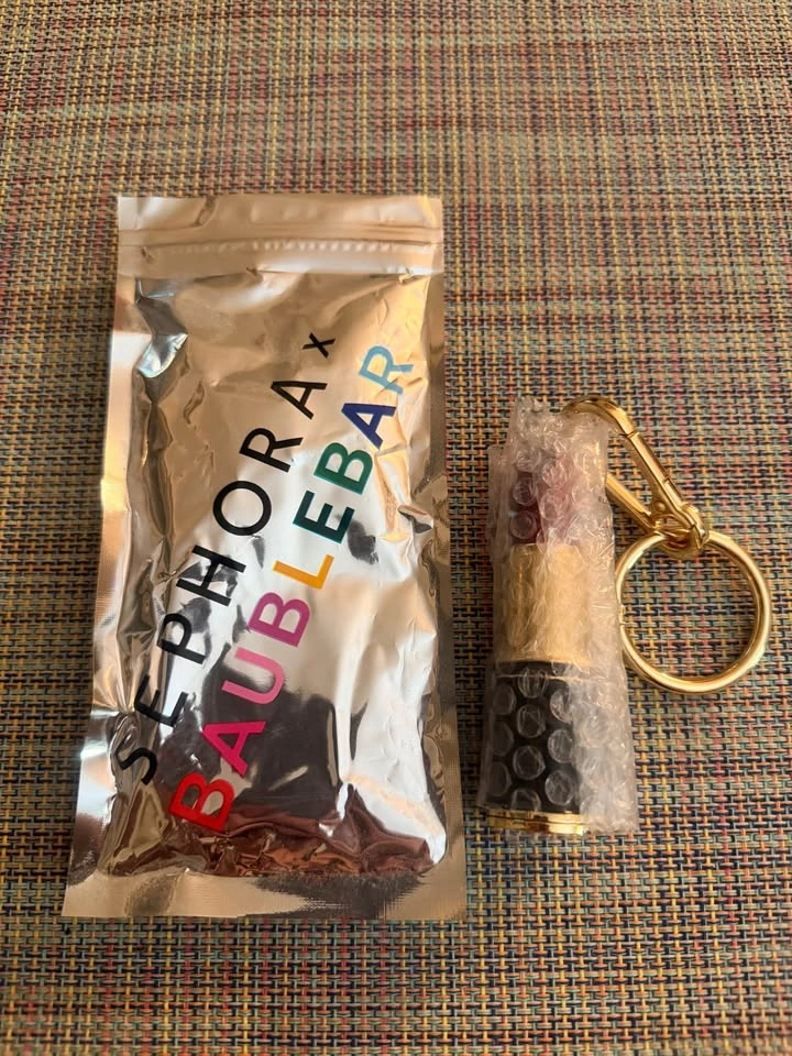 Sephora X Baublebar Glitter Lipstick Keychain Charm - LIMITED ED - photo 4