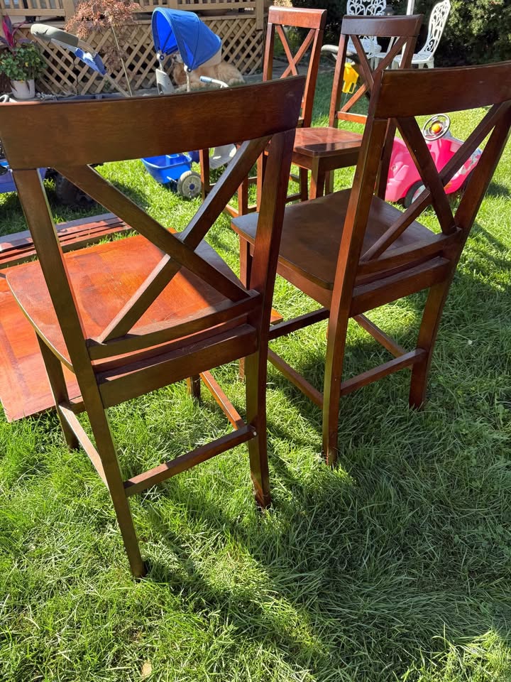 Breakfast table with 4 chairs - photo 5