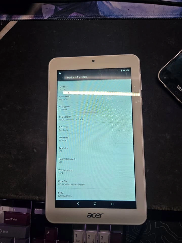 Acer Iconia One 7 B1-770 tablet | 16GB | White
