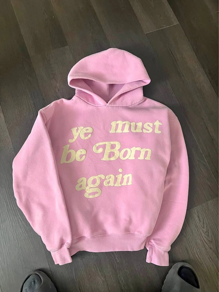 Pink CPFM ye must be born again hoodie