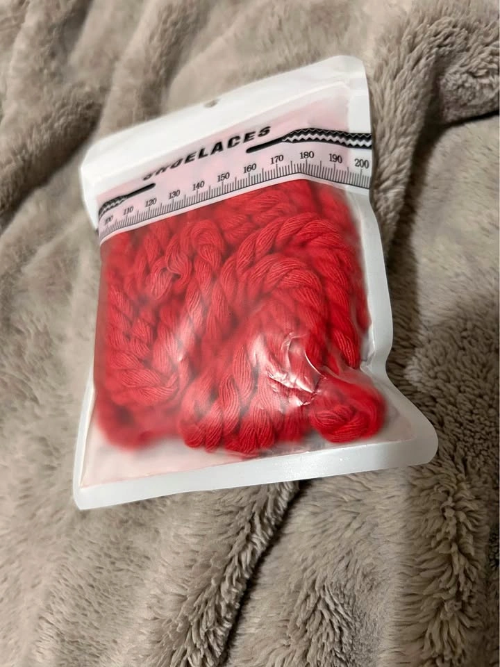 Red Rope Laces