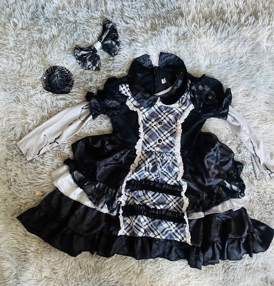 Girls Broken Doll Halloween Costume size 7/8 - photo 2