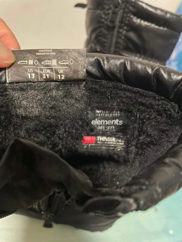 Elements Thinsulate Waterproof Winter Boots Size 13 - photo 4