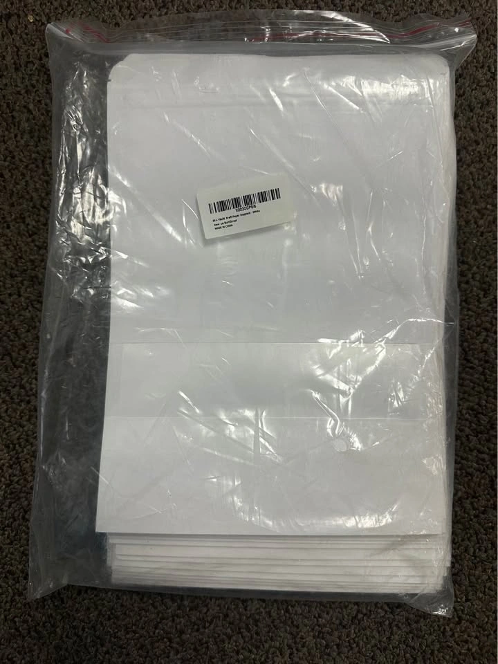 50 Pack SumDirect White Kraft Paper Doypacks - photo 2