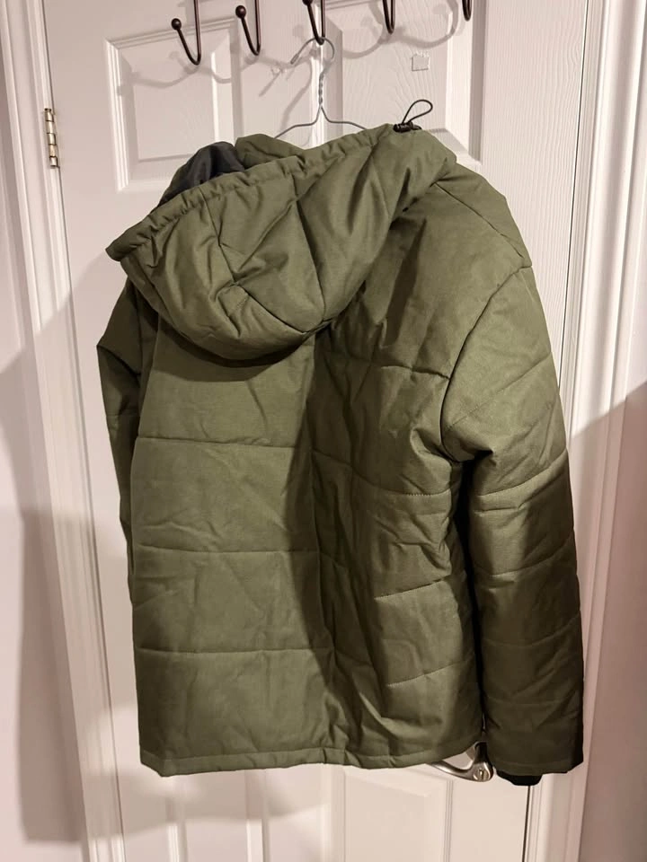 Jack & Jones Men’s Olive Green Hooded Jacket – XXL - photo 2