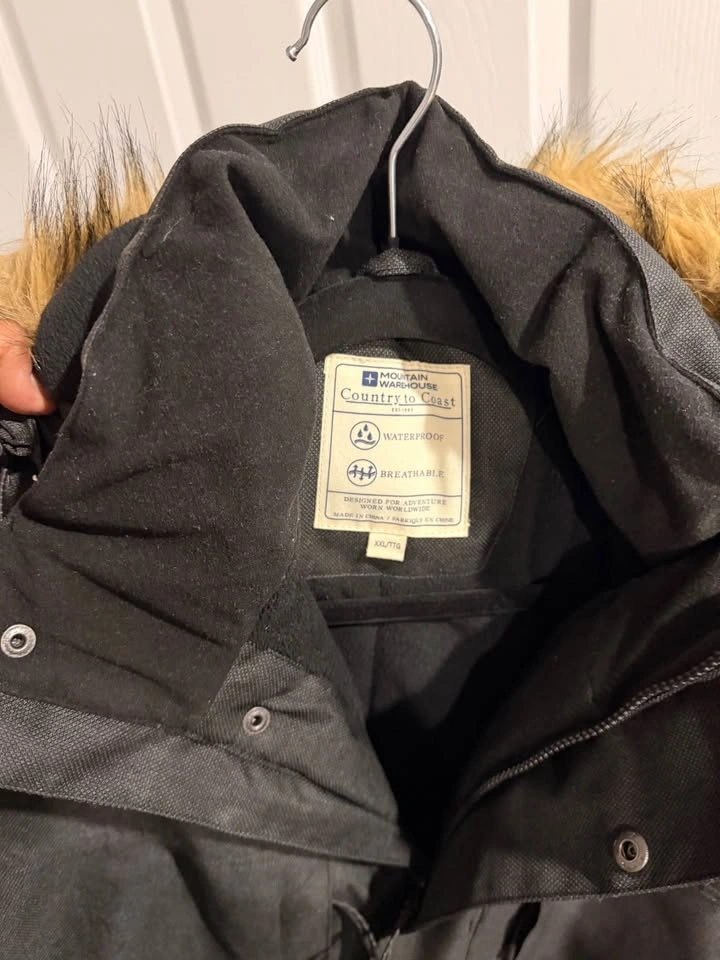 Mountain Warehouse Winter Parka – Black – Size XXL - photo 3