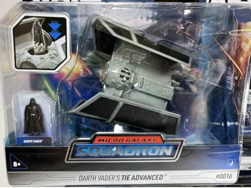 Star Wars Micro Galaxy Squadron Darth Vader TIE Advanced - photo 2