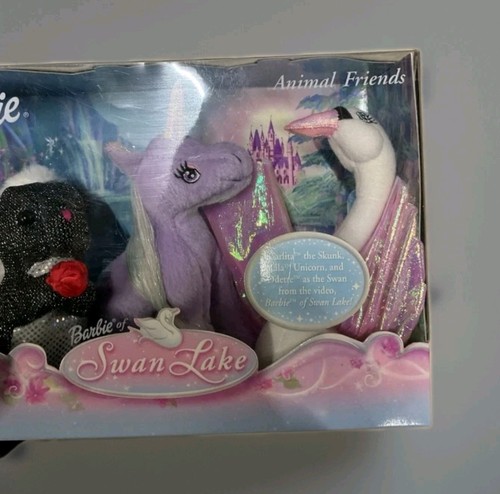 Barbie Swan Lake Animal Friends Odette Carlita Lila Plush - photo 3