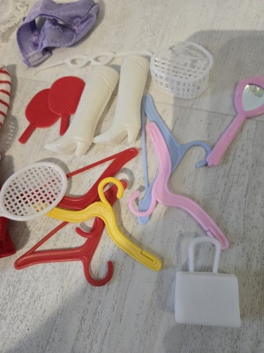 Vintage Barbie Doll Clothes Lot Accessories, Boots, Rocket, Hang - photo 5