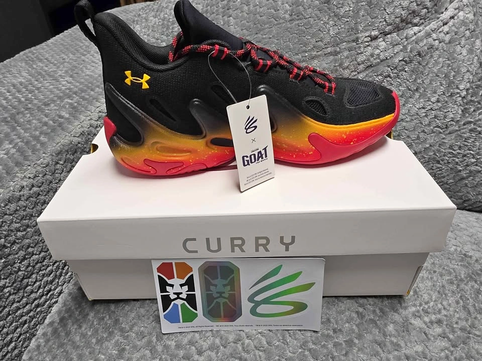 GS Curry 13 Red/Black 7Y (Youth) Basketball Shoes
