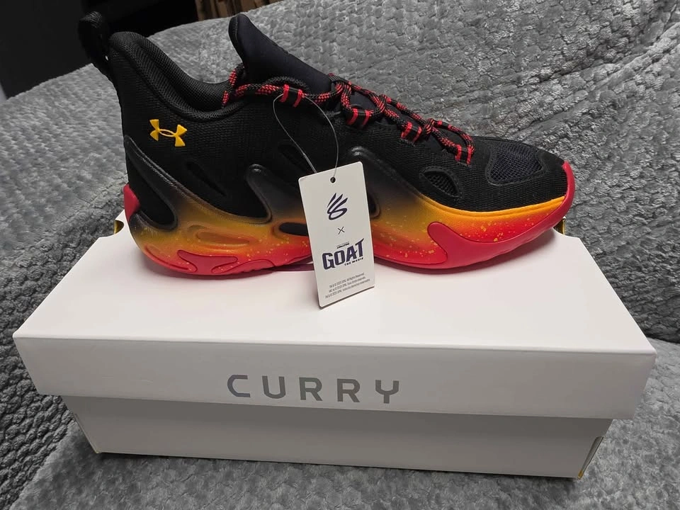 GS Curry 13 Red/Black 7Y (Youth) Basketball Shoes - photo 2