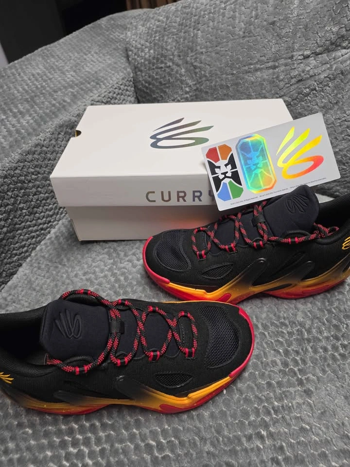 GS Curry 13 Red/Black 7Y (Youth) Basketball Shoes - photo 4
