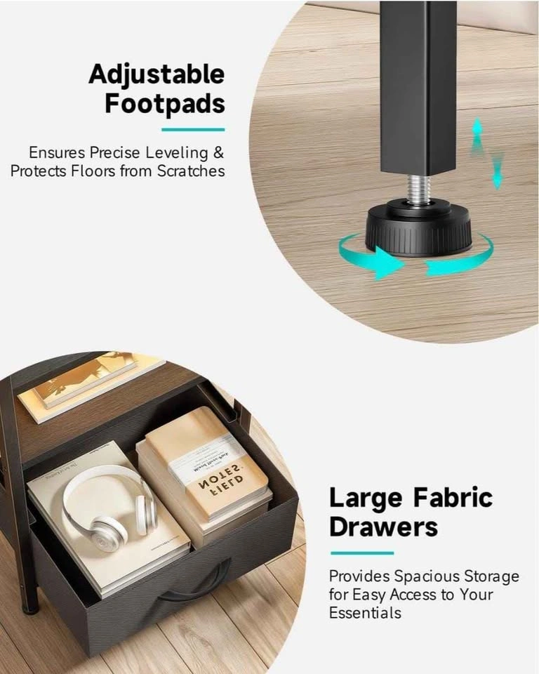 Nightstand with rear charging station - photo 5