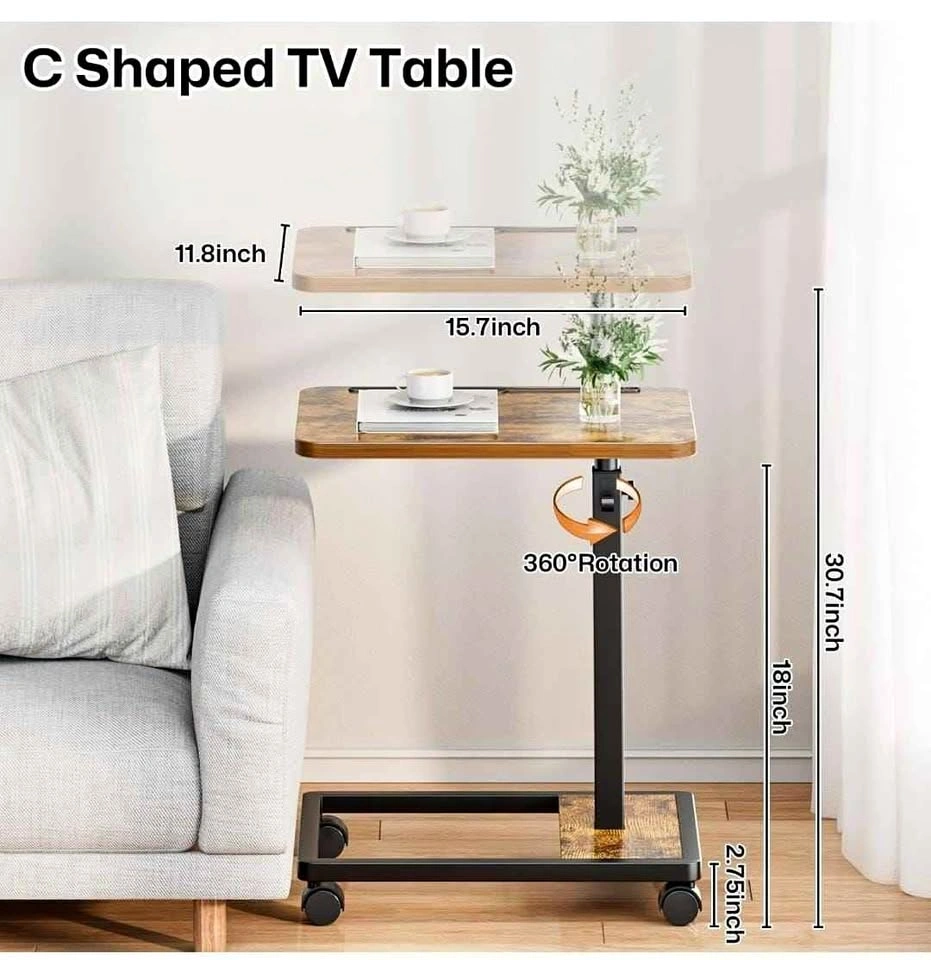 Tray table/ C shaped endtable