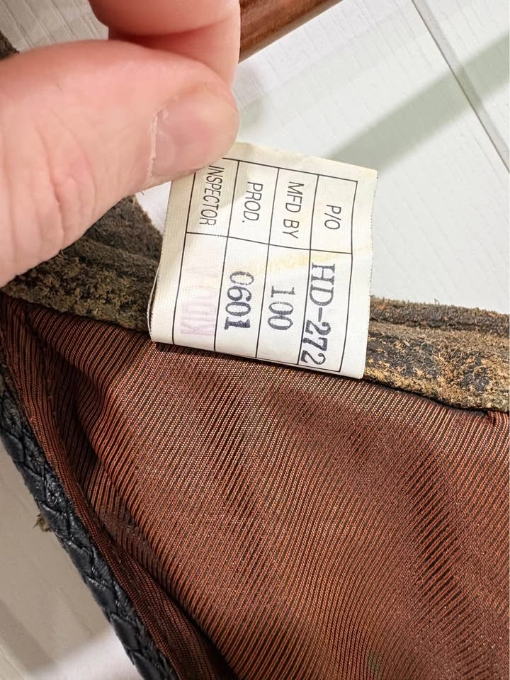Vintage Rare Harley-Davidson Leather Motorcycle Chaps - photo 5
