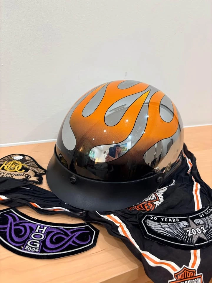 Harley-Davidson Flame Half Helmet XL