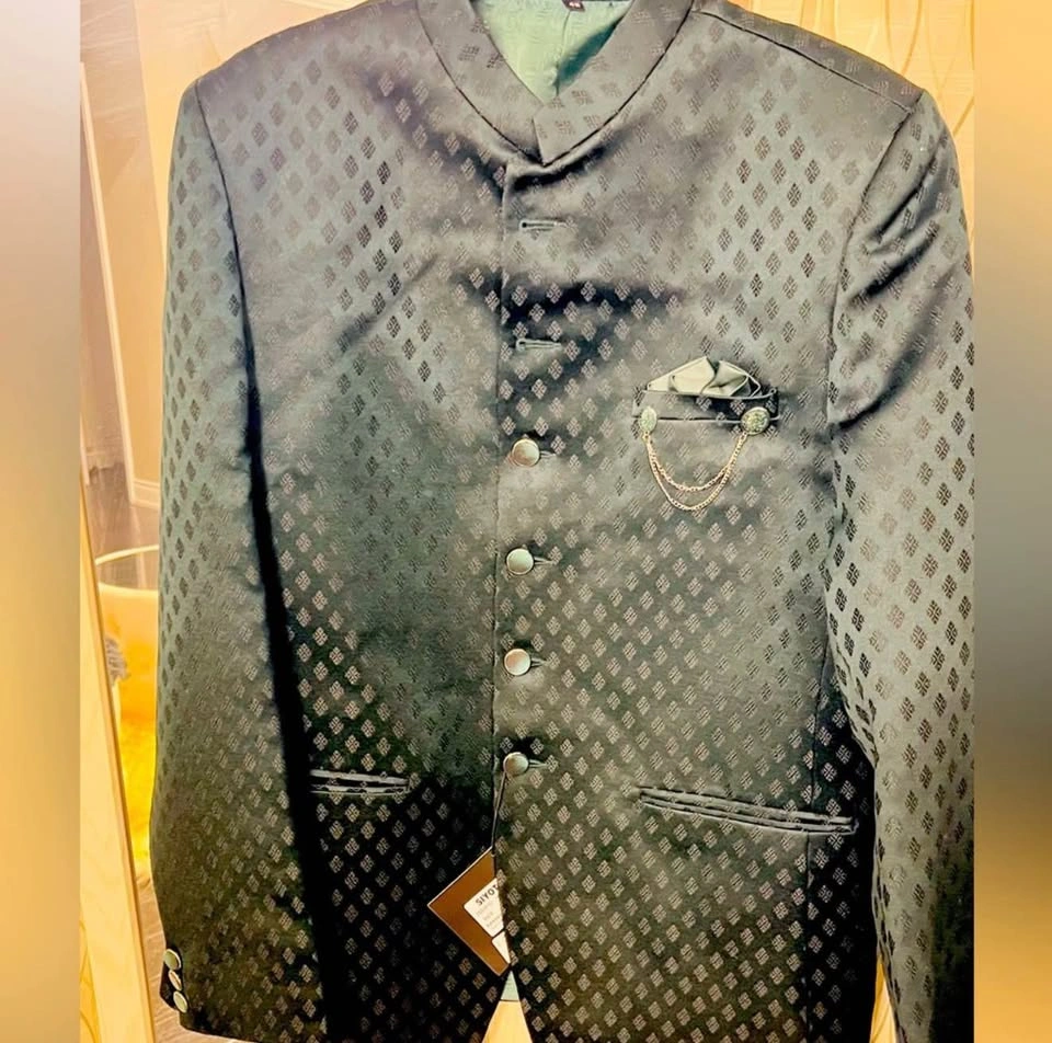 Men's Bandhgala Jodhpuri Blazer Jacket - photo 2