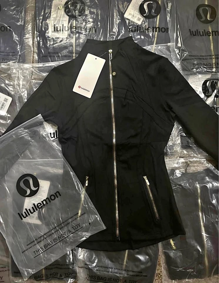 Lulu Define Jacket Gold Zipper