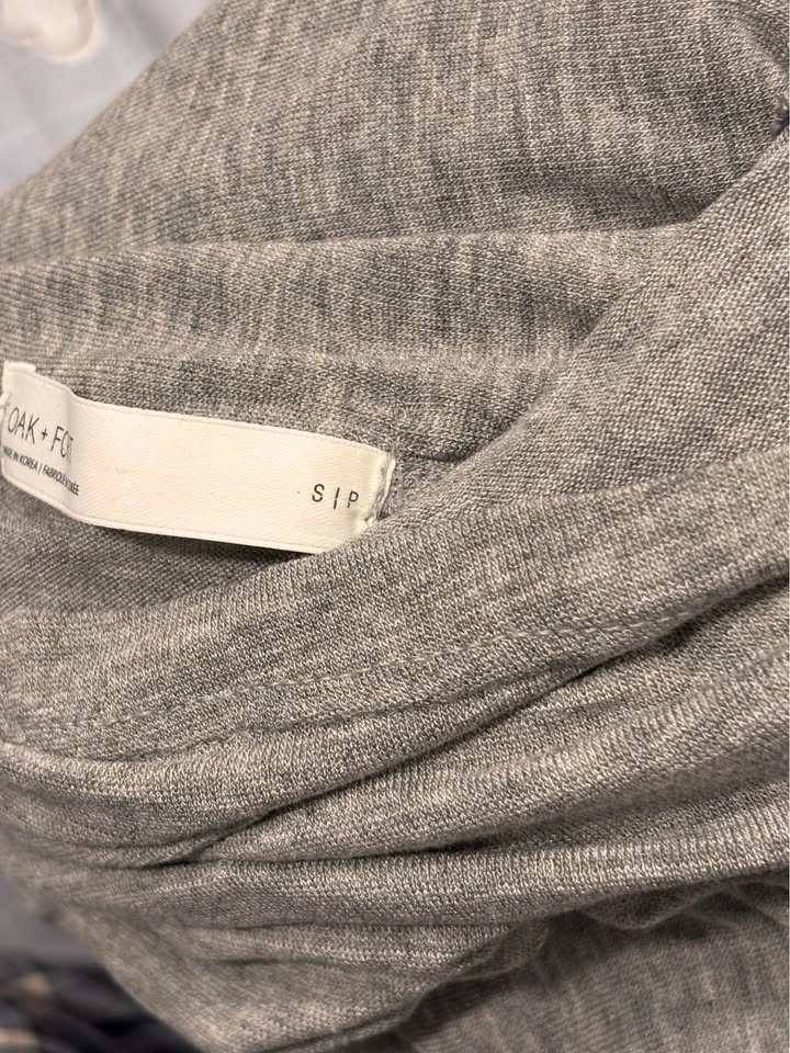 Oak + Fort Off-Shoulder Long Sleeve Top - photo 5